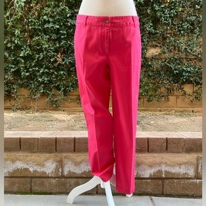 Talbots The Weekend Chino pants in fun bright pink, size 6P